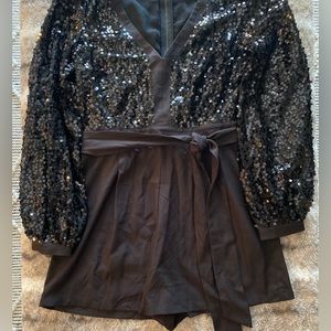 Jealous Tomato Black sequin jumper